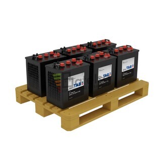 Pack 6 bateras TAB GC2 B225 | 6 Voltios 250 Amperios